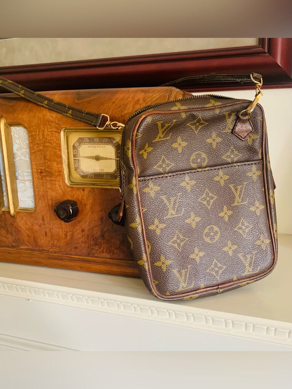 Louis Vuitton Authentic Mini Danube Vintage Shoulder/Cross Body Monogram w/ COA